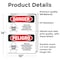 Signmission Pesticide Storage Area Personnel Only Danger Sign, Vinyl Decal, 10in W x 14in L, 2PK OS-2PACK-DS-D-1014-VS-2036 - alternate 4
